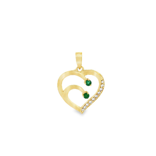22ct yellow gold second-hand heart pendant FCA05005974-4 - FJewellery