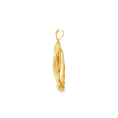 22ct yellow gold second - hand pendant FCA07001617 - 2 - FJewellery
