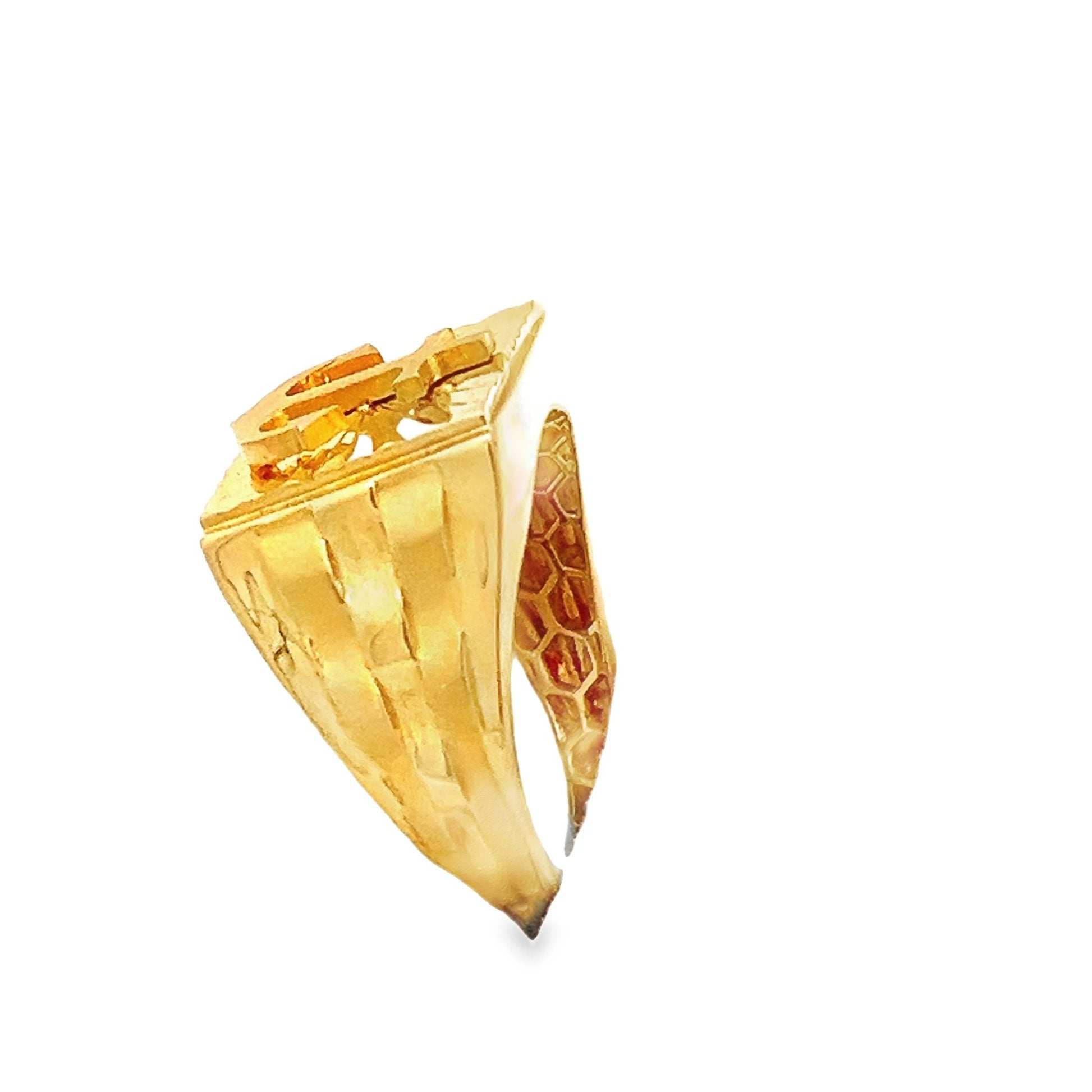 22ct yellow gold second - hand ring 05001816 - FJewellery