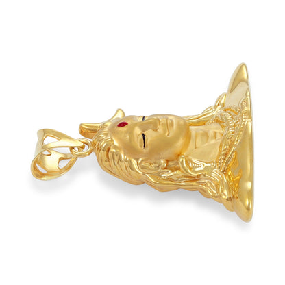 22ct Yellow Gold Shiva Pendant BF1224-PD9 - FJewellery