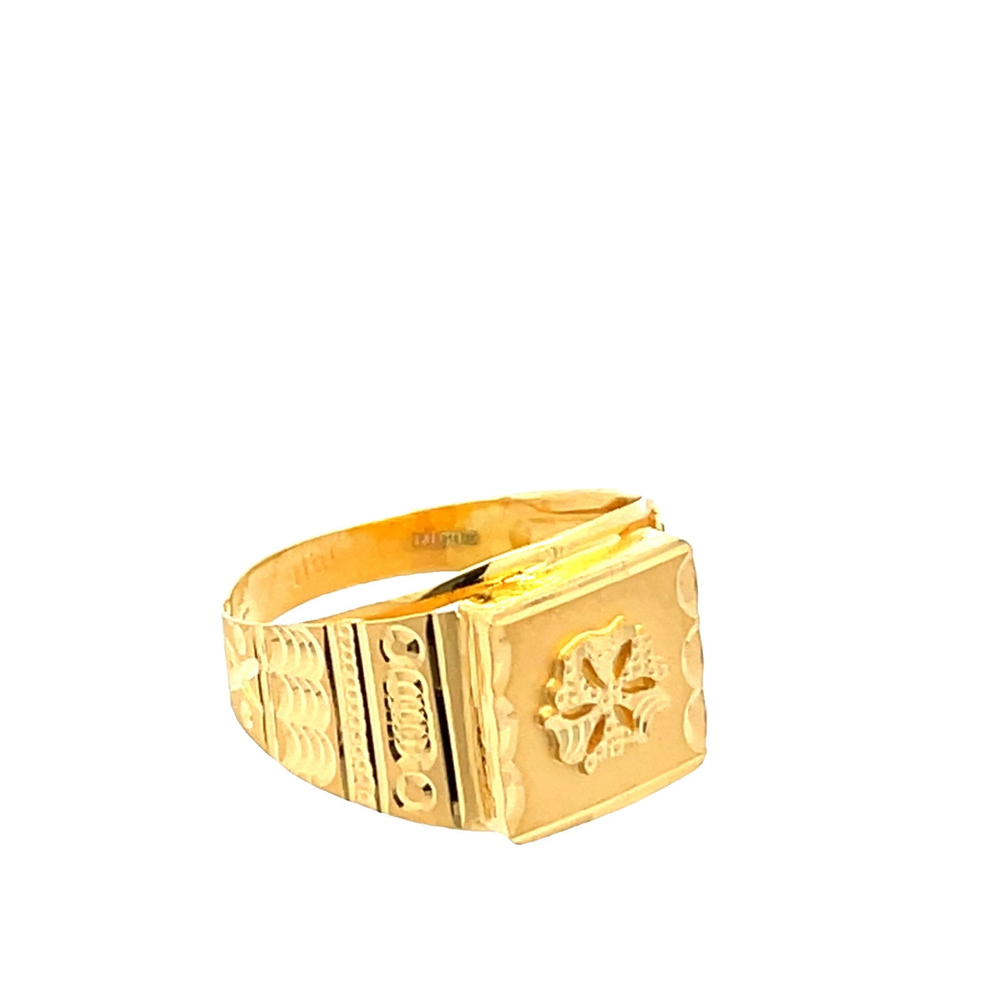 22ct Yellow Gold Signet Ring PZ325-RN74 - FJewellery