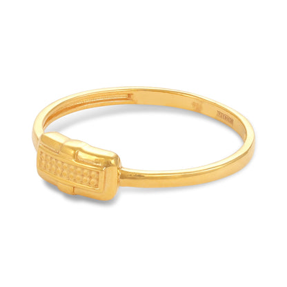 22ct Yellow Gold Small Unique Design Ring BF1224-RN90 - FJewellery