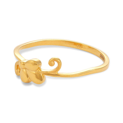 22ct Yellow Gold Small Unique Design Ring BF1224-RN92 - FJewellery