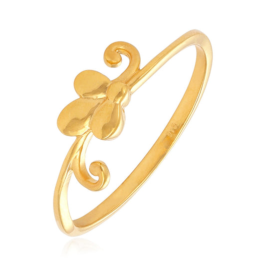 22ct Yellow Gold Small Unique Design Ring BF1224-RN92 - FJewellery