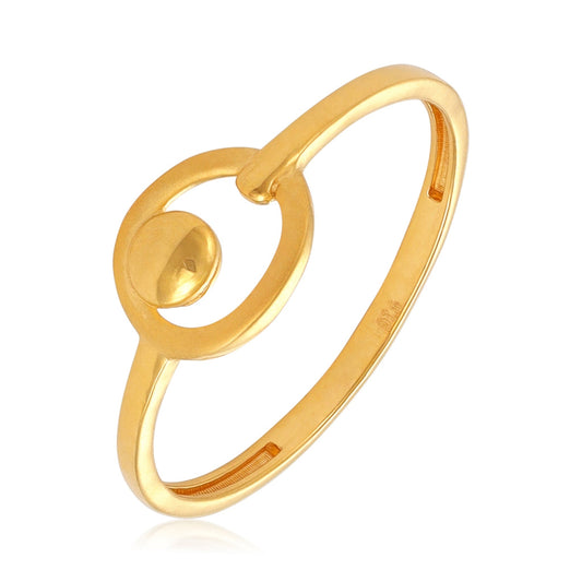 22ct Yellow Gold Small Unique Design Ring BF1224 - RN97 - FJewellery