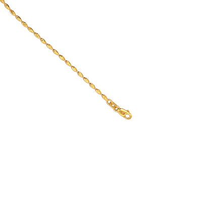 22ct Yellow Gold Textured Bead Bracelet PZ325-BR31 - FJewellery