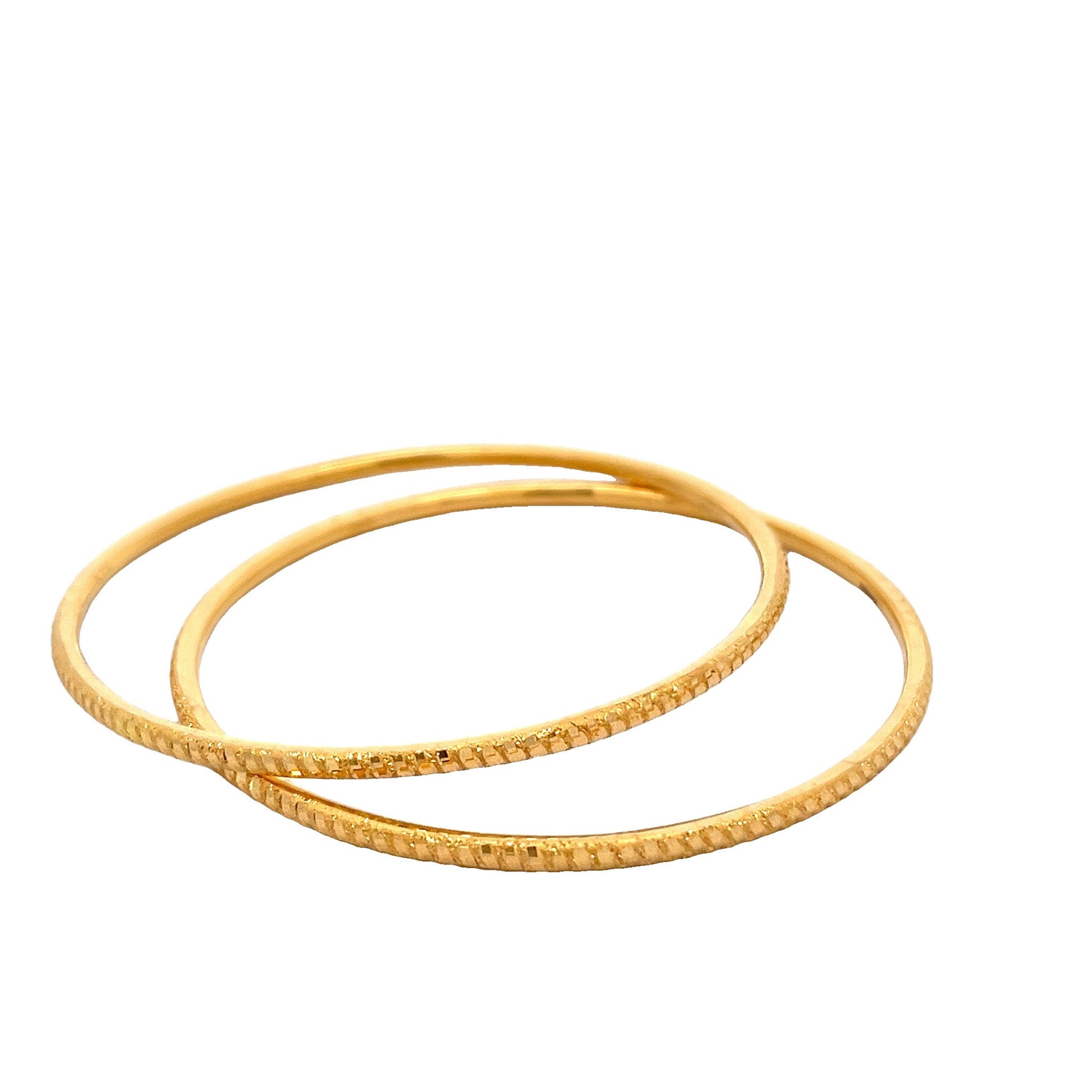 22ct Yellow Gold Timeless Design Bangle PZ325 - BN79 - FJewellery