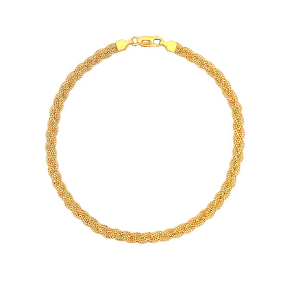 22ct Yellow Gold Unique Anklet PZ325-ANK1 - FJewellery