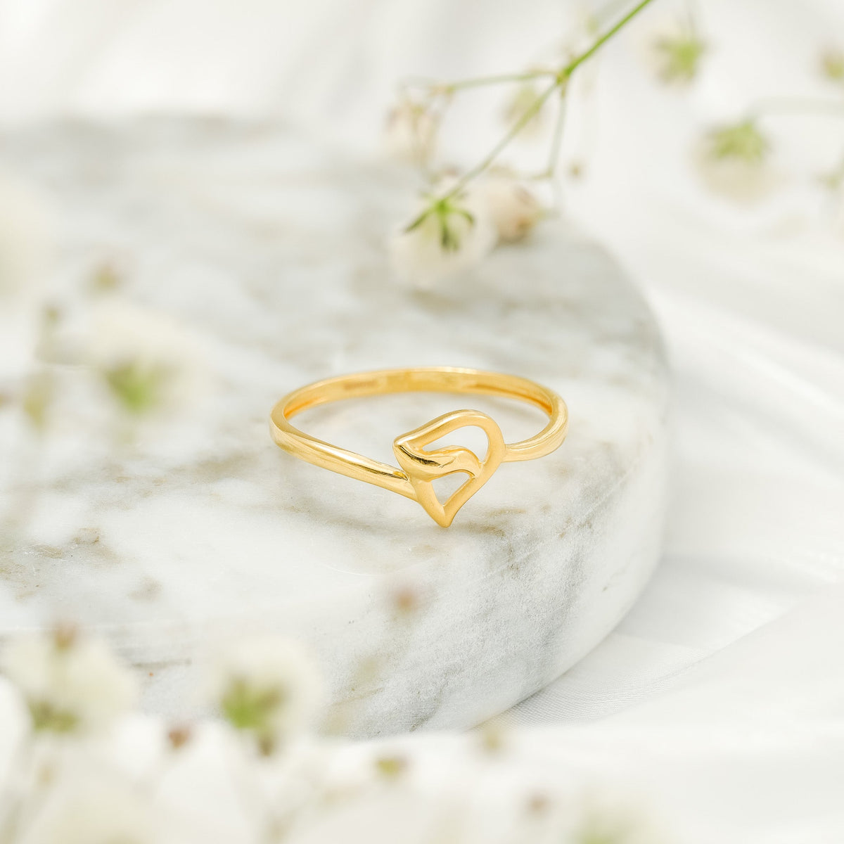 22ct Yellow Gold Unique Design Ring BF1224-RN129 - FJewellery