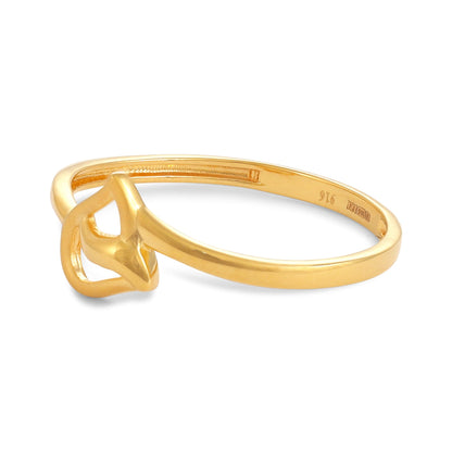 22ct Yellow Gold Unique Design Ring BF1224-RN129 - FJewellery