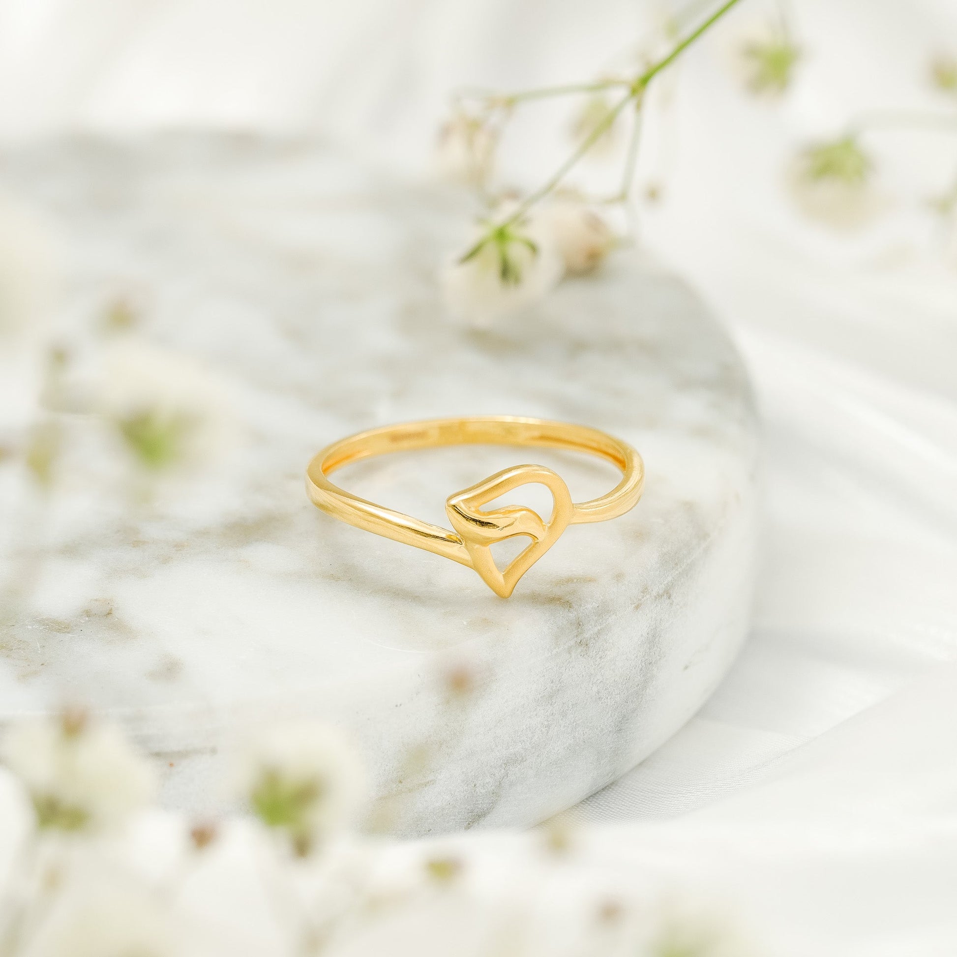 22ct Yellow Gold Unique Design Ring BF1224-RN129 - FJewellery