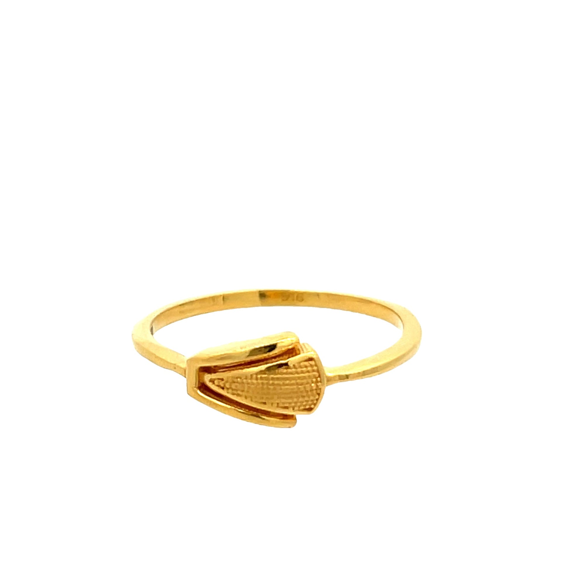 22ct Yellow Gold Unique Design Ring PZ325-RN26 - FJewellery