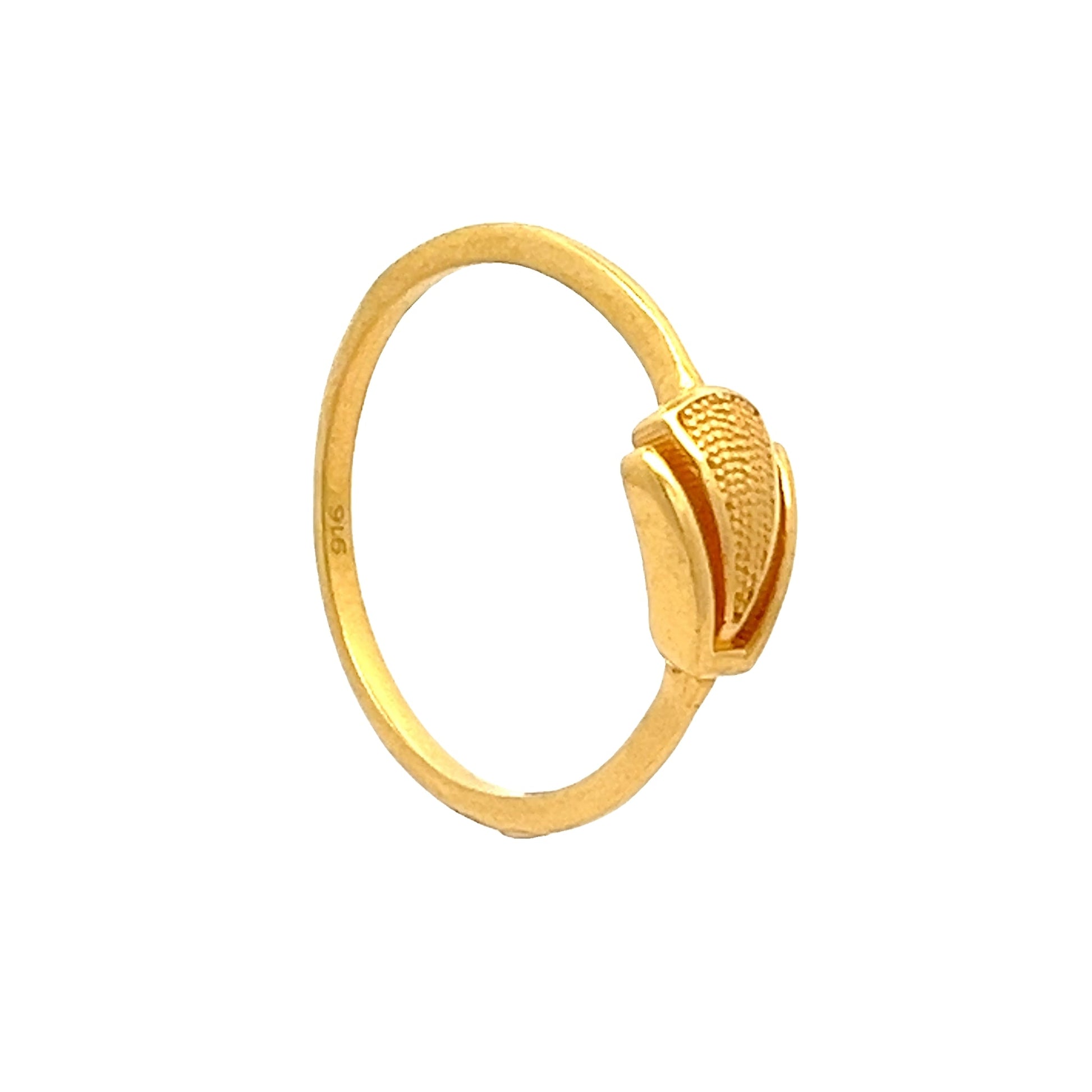 22ct Yellow Gold Unique Design Ring PZ325 - RN26 - FJewellery