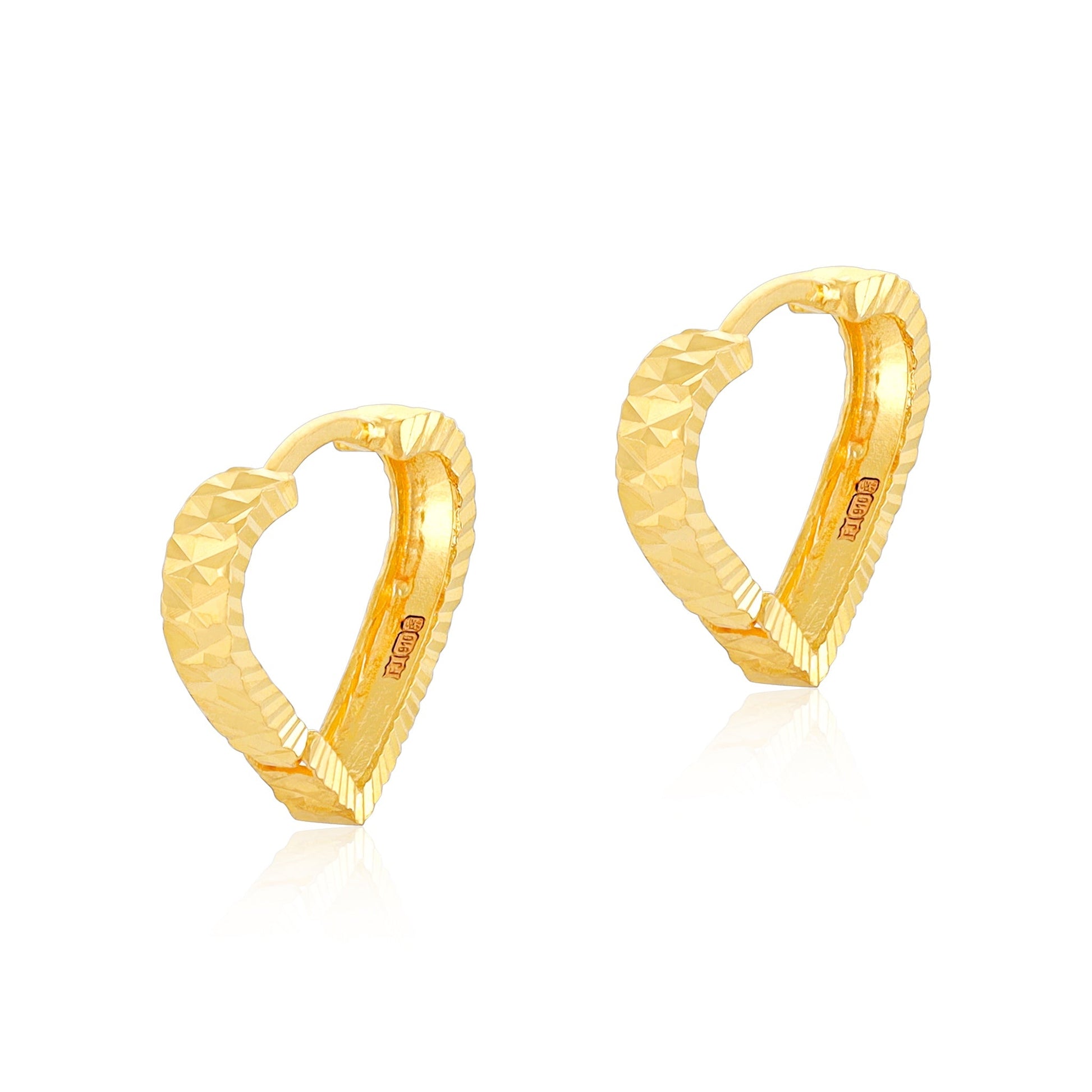 22ct Yellow Gold Unique Earrings BF1224 - ER52 - FJewellery