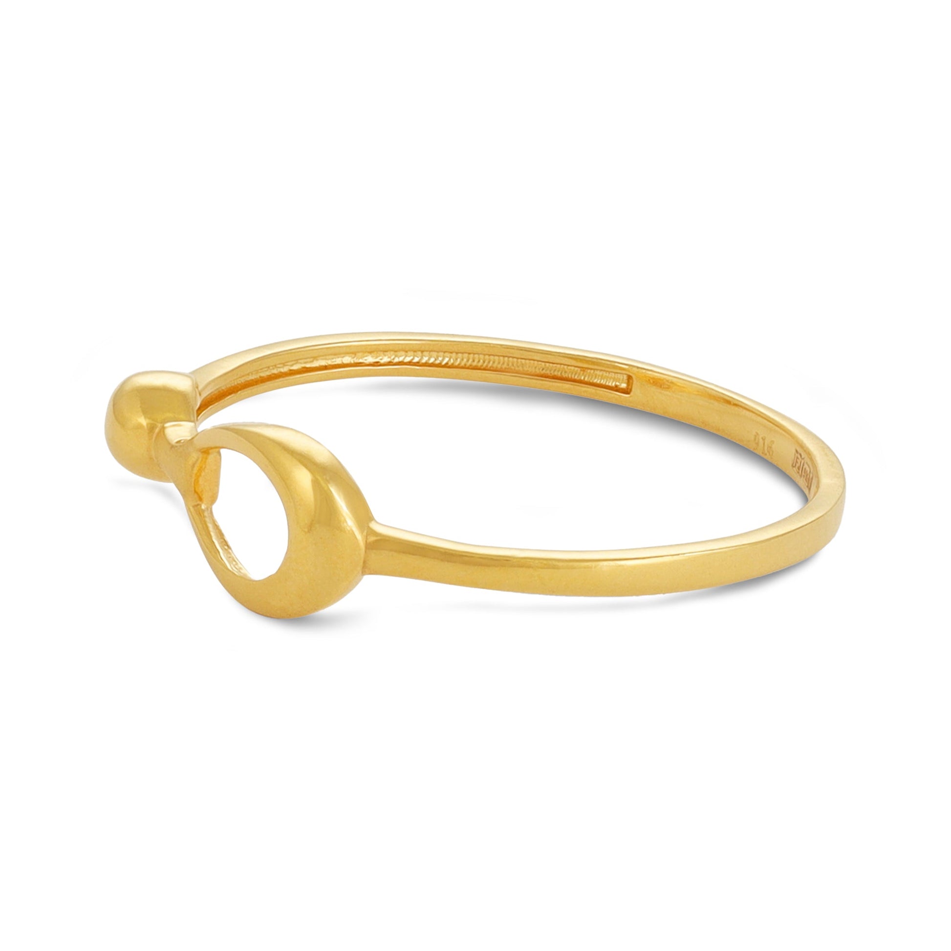 22ct Yellow Gold Unique Original Design Ring BF1224-RN80 - FJewellery