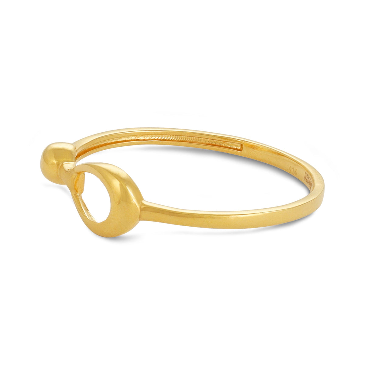 22ct Yellow Gold Unique Original Design Ring BF1224-RN80 - FJewellery