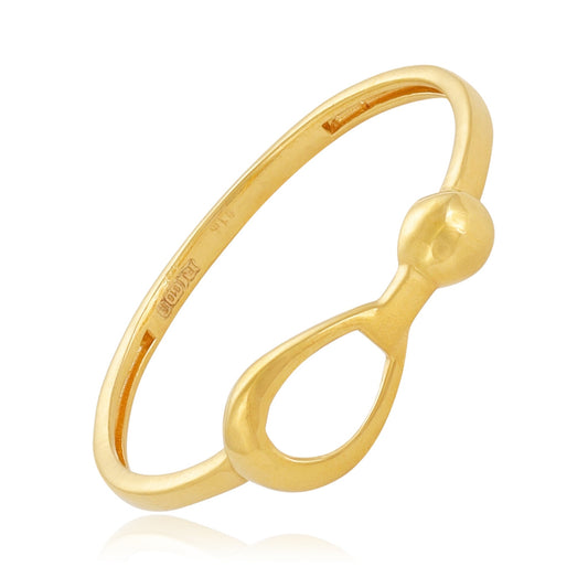22ct Yellow Gold Unique Original Design Ring BF1224-RN80 - FJewellery