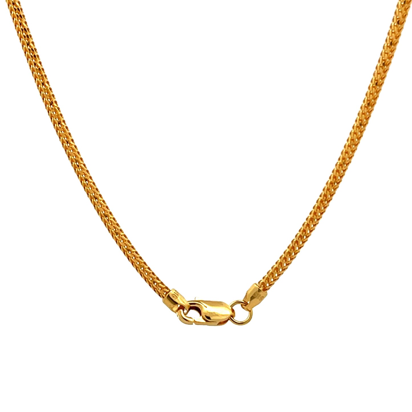 22ct Yellow Gold Wheat Chain PZ325 - CN8 - FJewellery