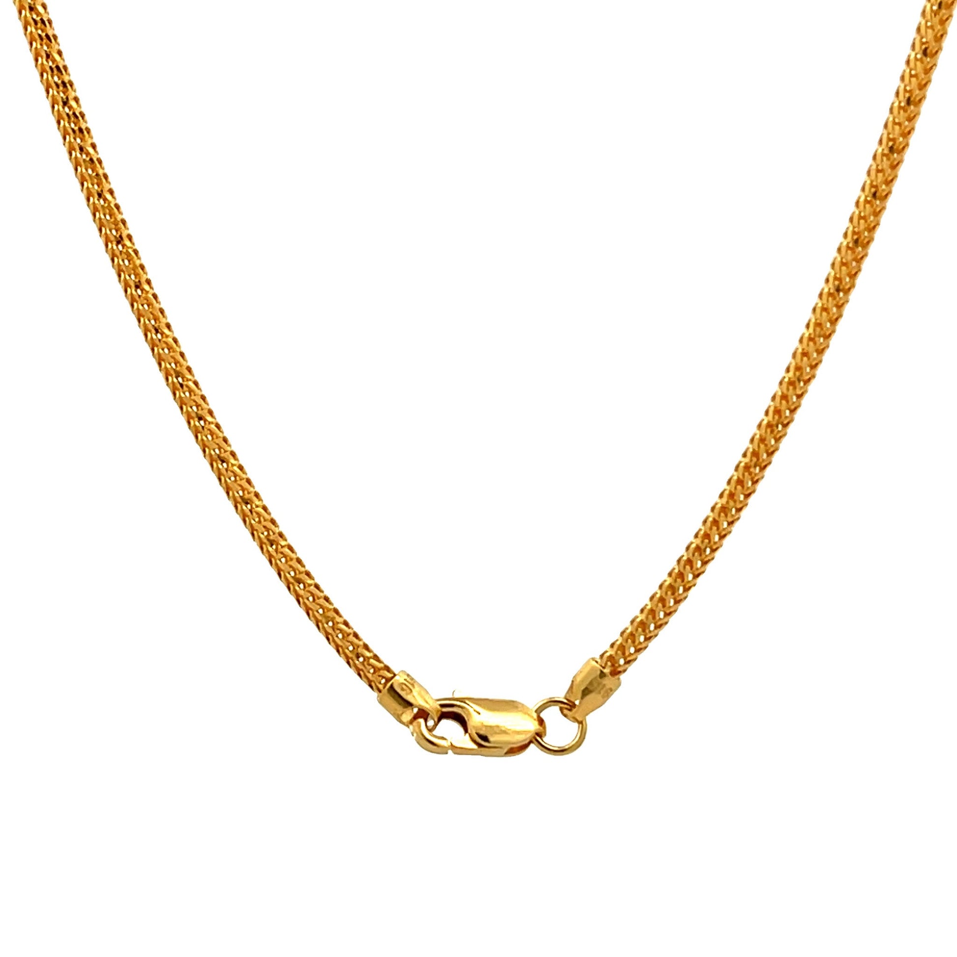 22ct Yellow Gold Wheat Chain PZ325 - CN8 - FJewellery