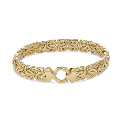 14ct Yellow Gold Byzantine Chain Bracelet