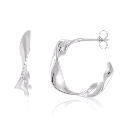 925 Silver Rhodium Plated Earrings SER3017