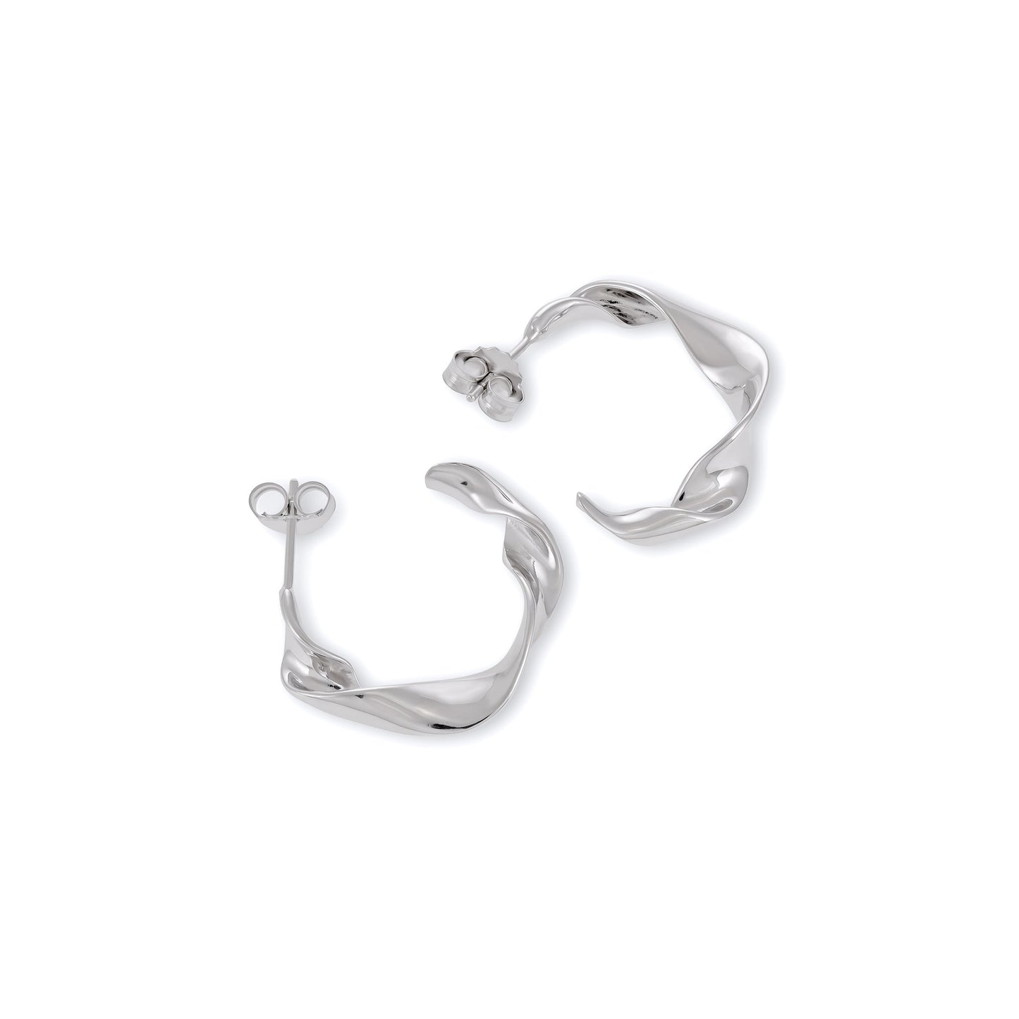925 Silver Rhodium Plated Earrings SER3017