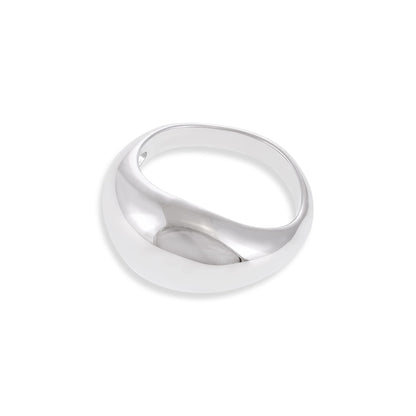 925 Sterling Silverr With Rhodium Plating  Ring