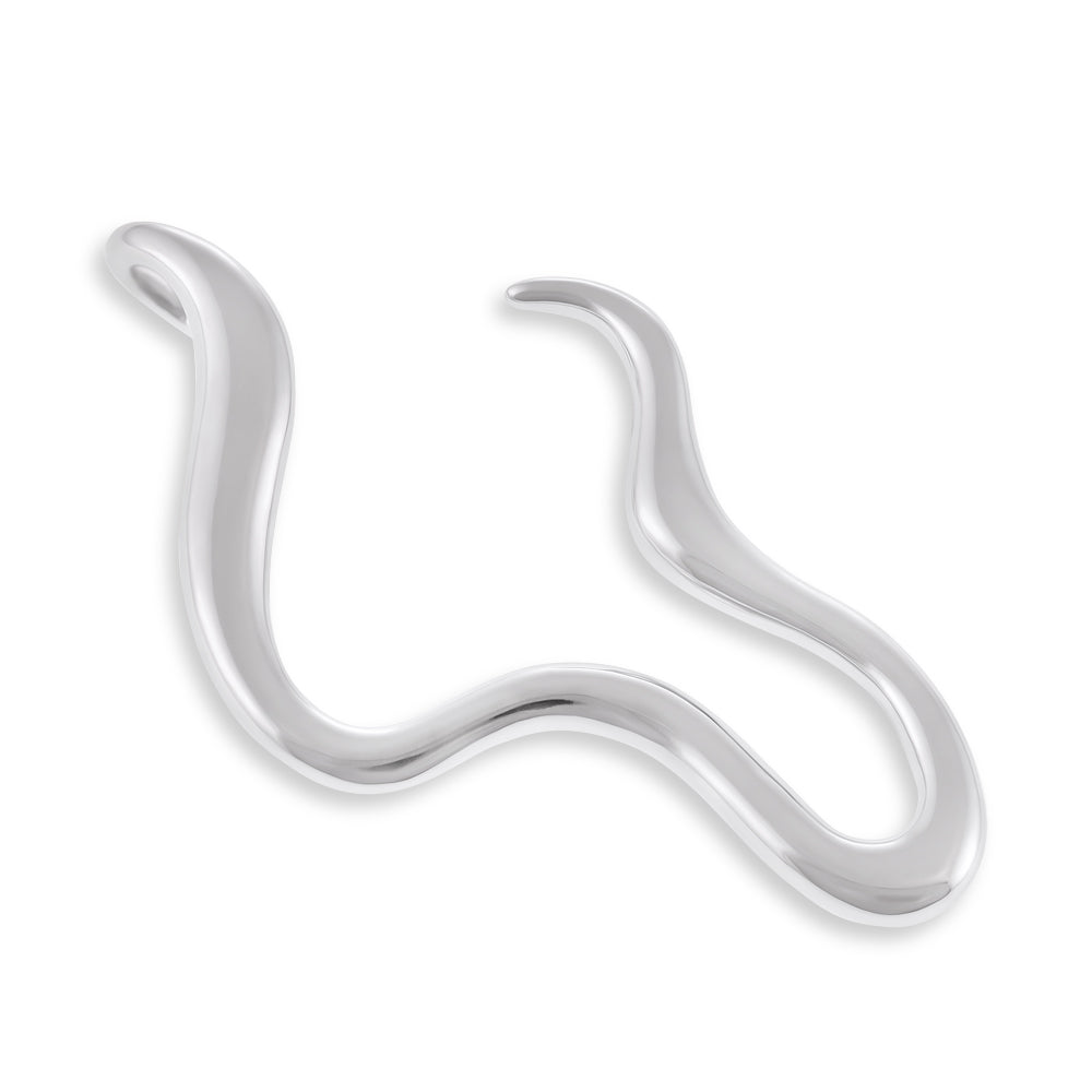 925 Sterling Silver Rhodium Plated Pendant SPD1007 - FJewellery