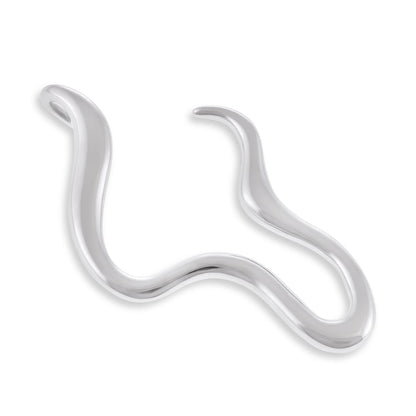 925 Sterling Silver Rhodium Plated Pendant SPD1007 - FJewellery