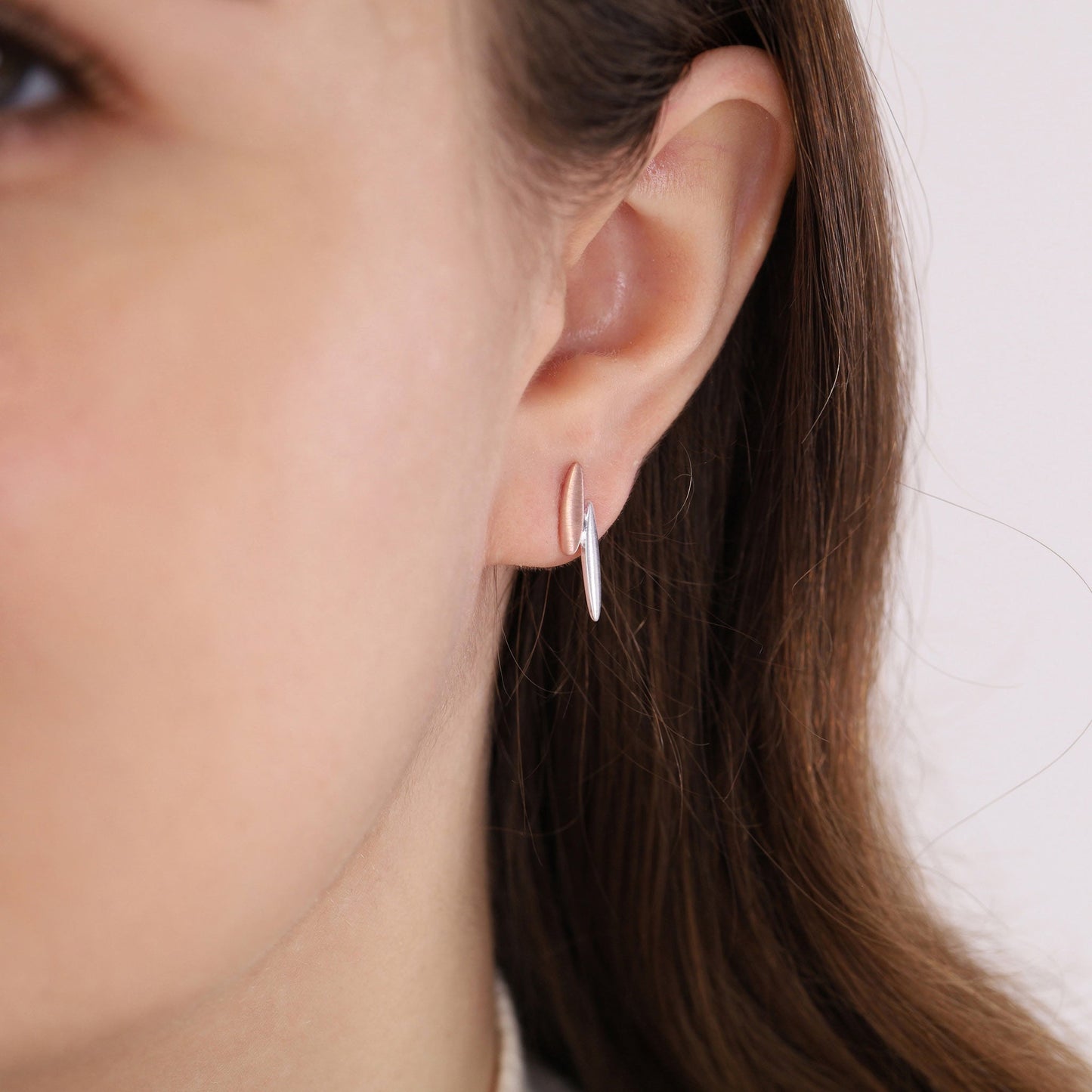 925 Sterling Silver Wave Earrings SER10001 - FJewellery