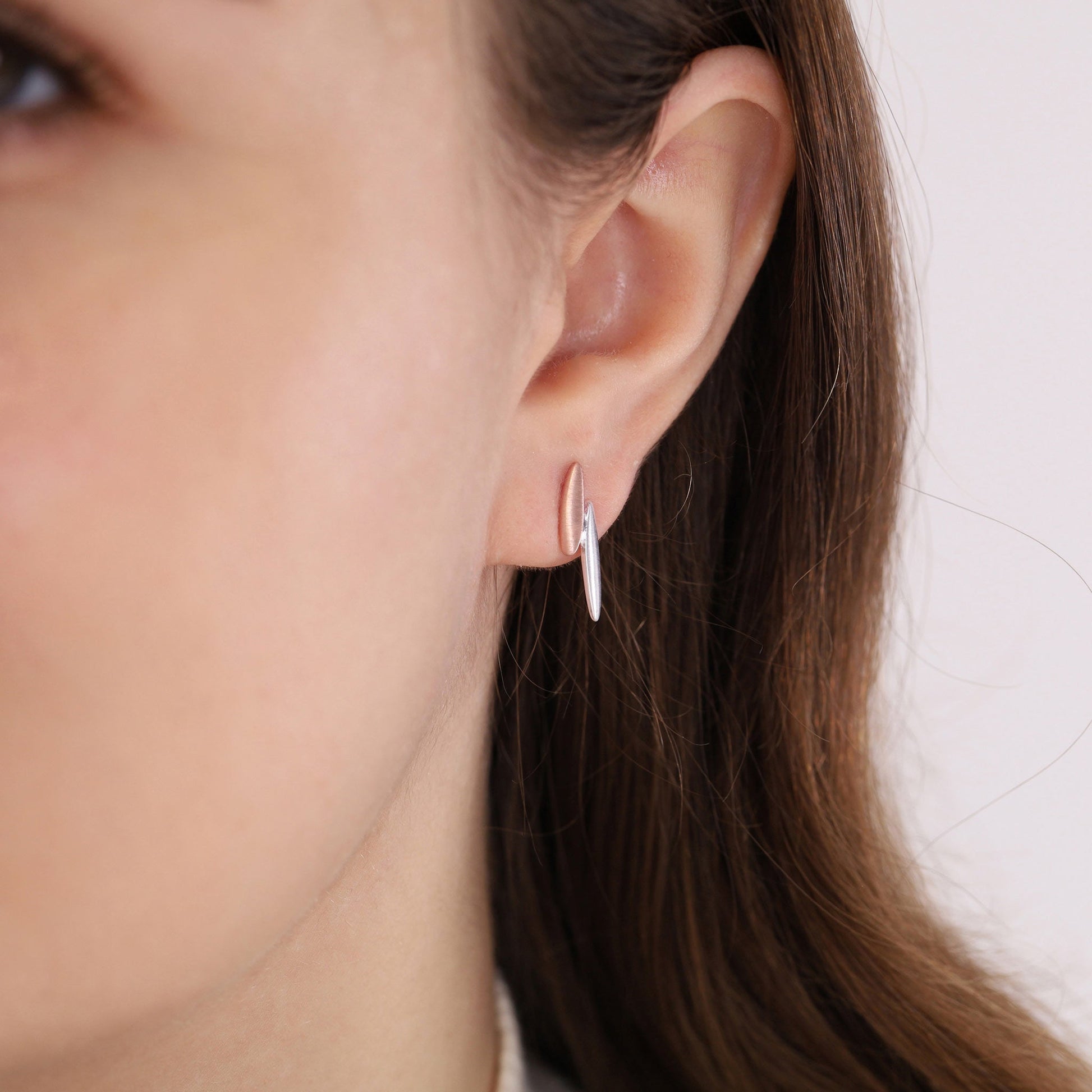 925 Sterling Silver Wave Earrings SER10001 - FJewellery