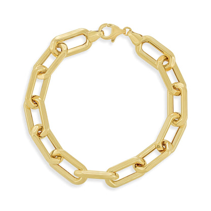9ct Gold Chunky Link Bracelet - FJewellery
