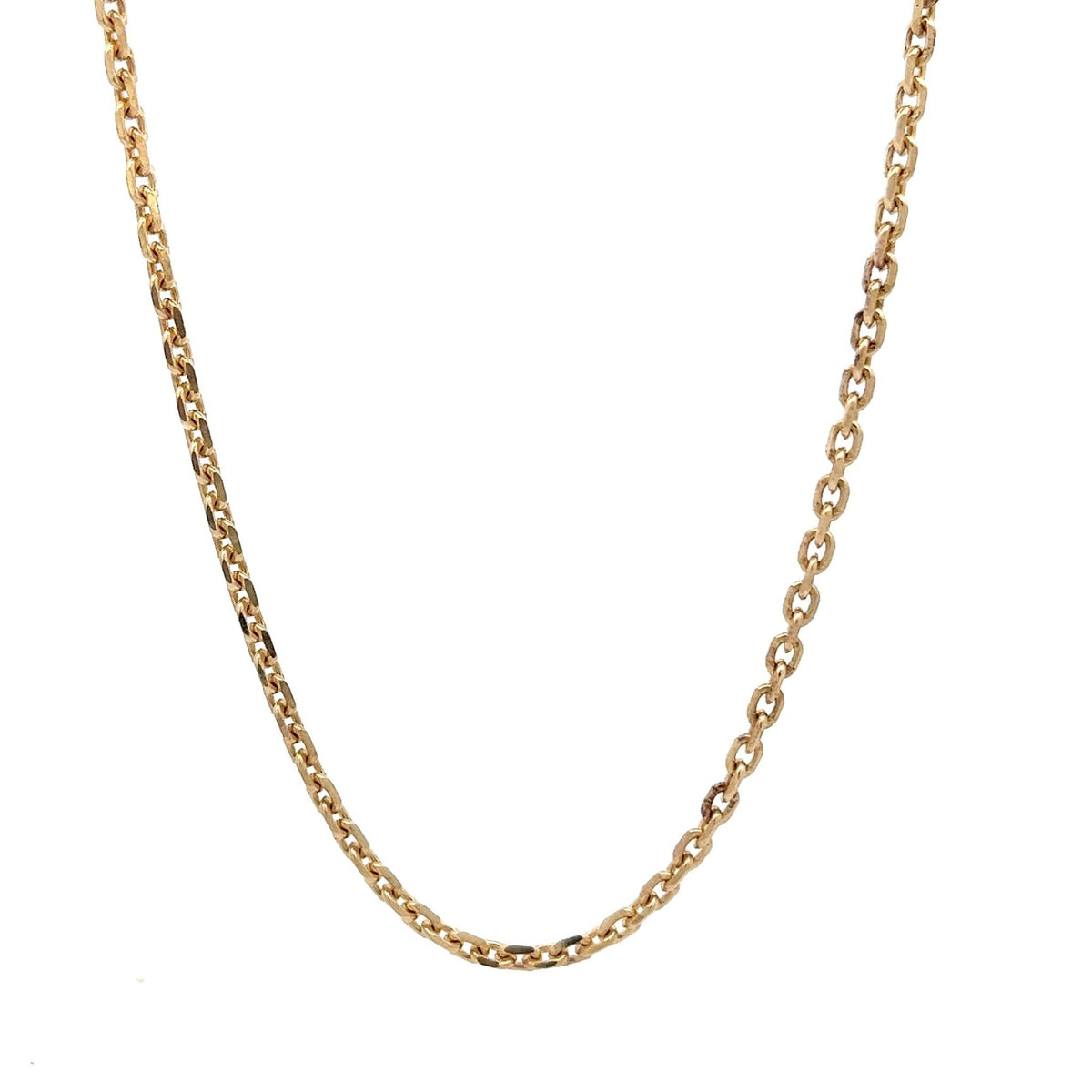 9ct Gold Curb Chain Necklace - FJewellery