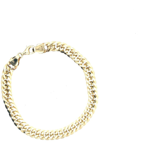 9ct Gold Curb Link Bracelet - FJewellery