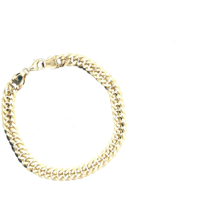 9ct Gold Curb Link Bracelet - FJewellery