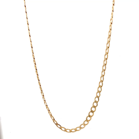 9ct Gold Curb Link Chain - FJewellery