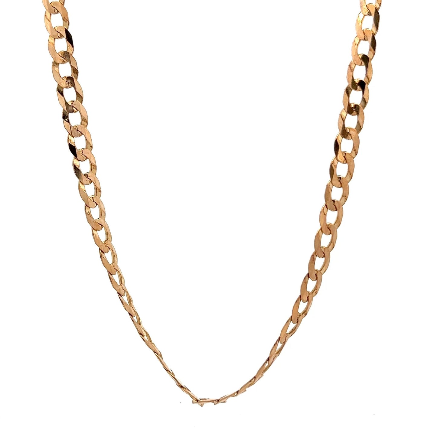 9ct Gold Curb Link Chain - FJewellery
