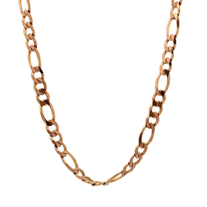 9ct Gold Figaro Link Chain - FJewellery
