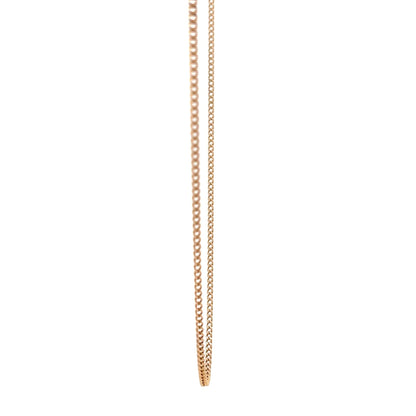 9ct Gold Fine Twisted Curb Chain - FJewellery