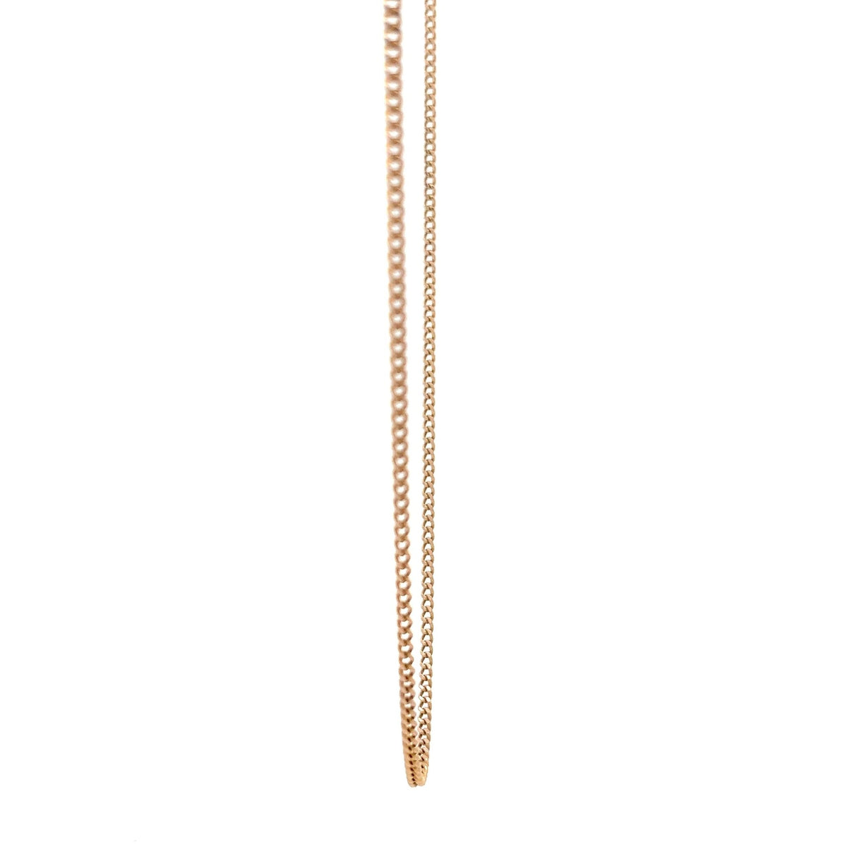 9ct Gold Fine Twisted Curb Chain - FJewellery