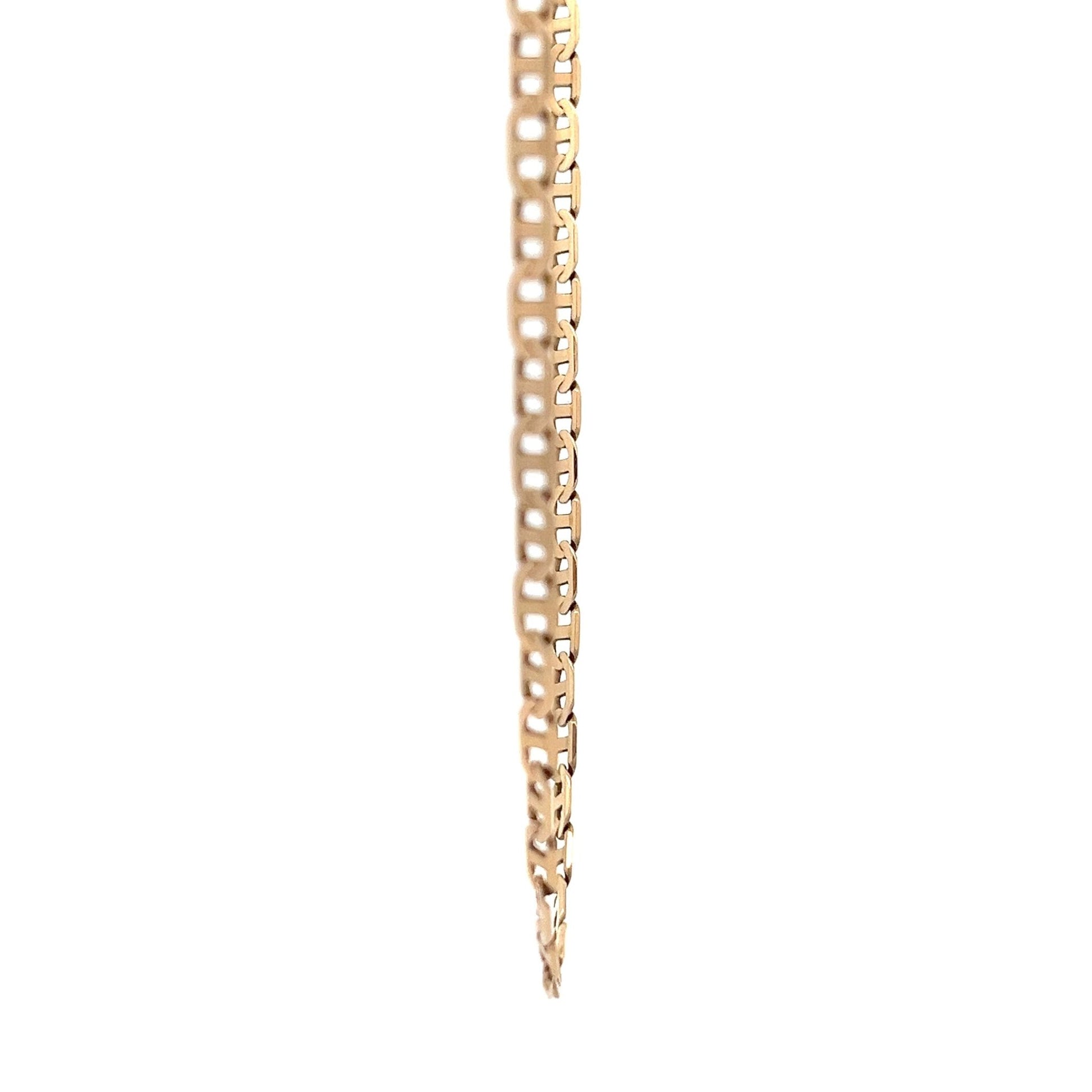 9ct Gold Openwork Curb Chain - FJewellery