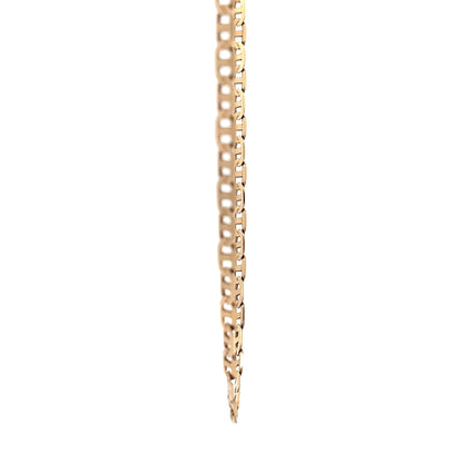 9ct Gold Openwork Curb Chain - FJewellery