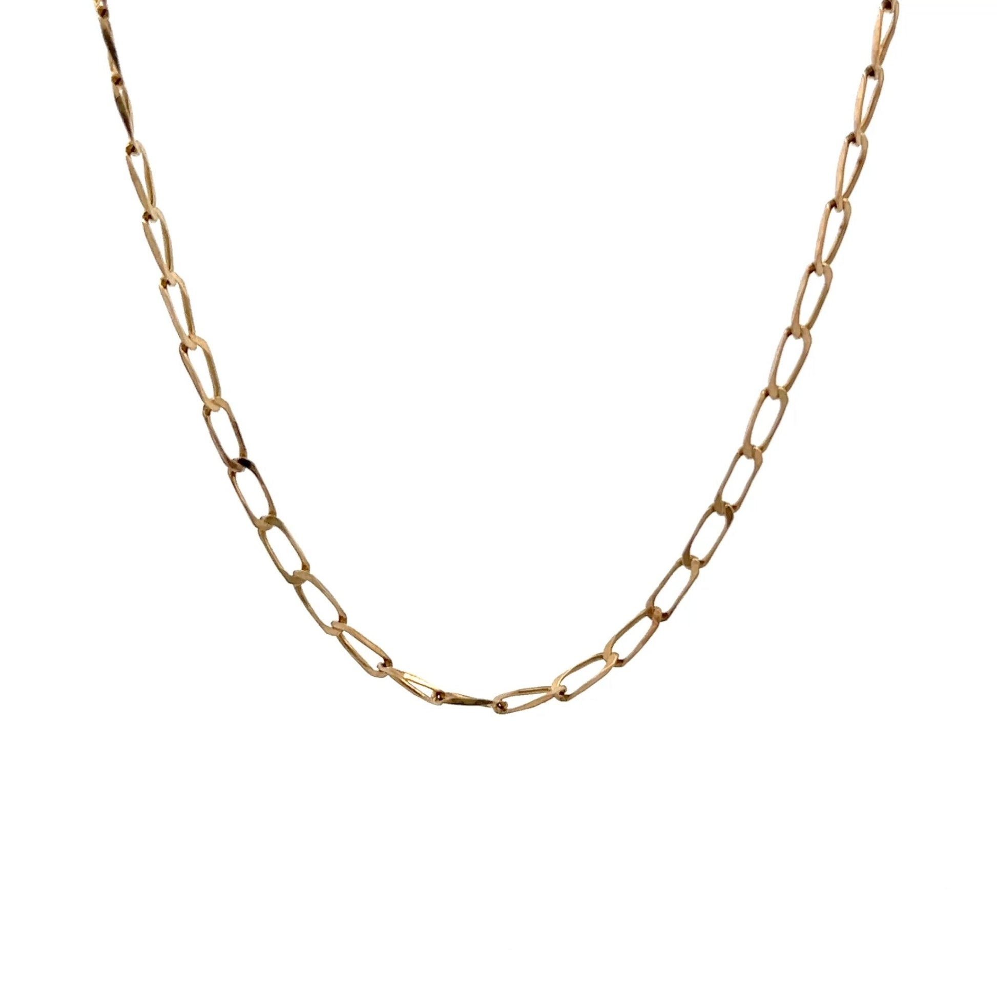 9ct Gold Oval Link Chain - FJewellery