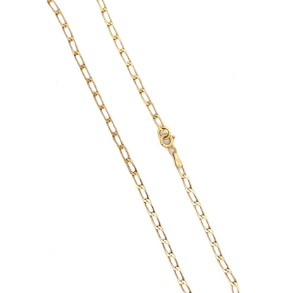 9ct Gold Oval Link Chain - FJewellery