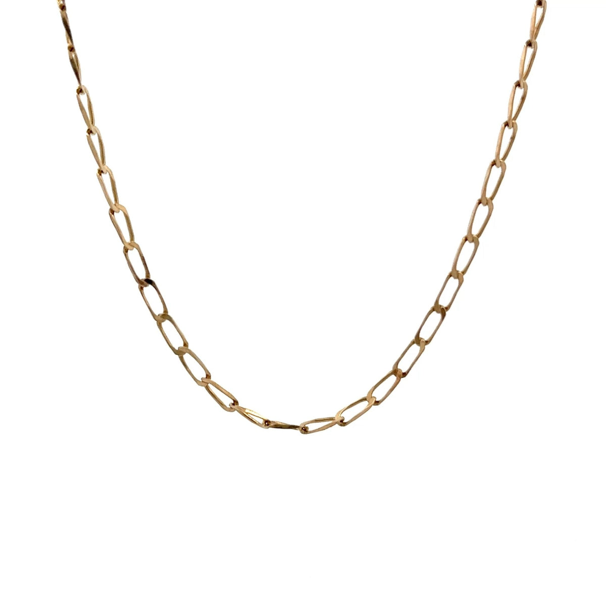9ct Gold Oval Link Chain - FJewellery