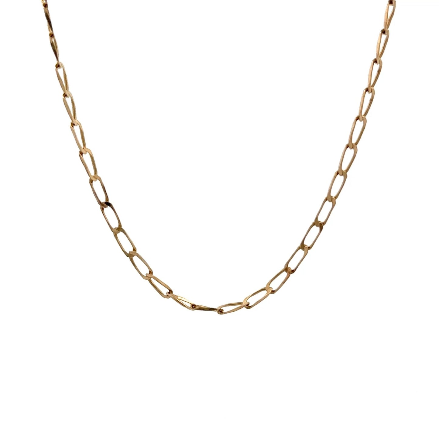 9ct Gold Oval Link Chain - FJewellery