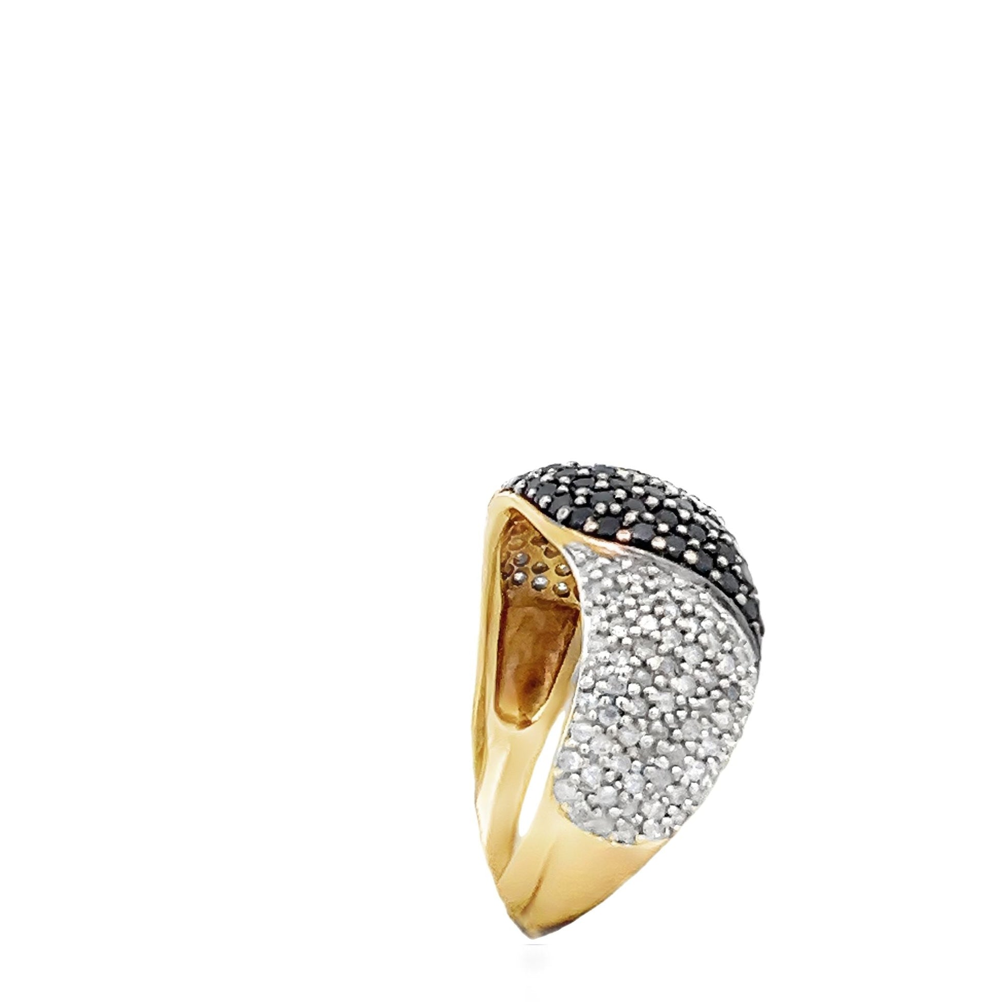 9ct gold pre - owned ring with diamonds 08000255 - FJewellery