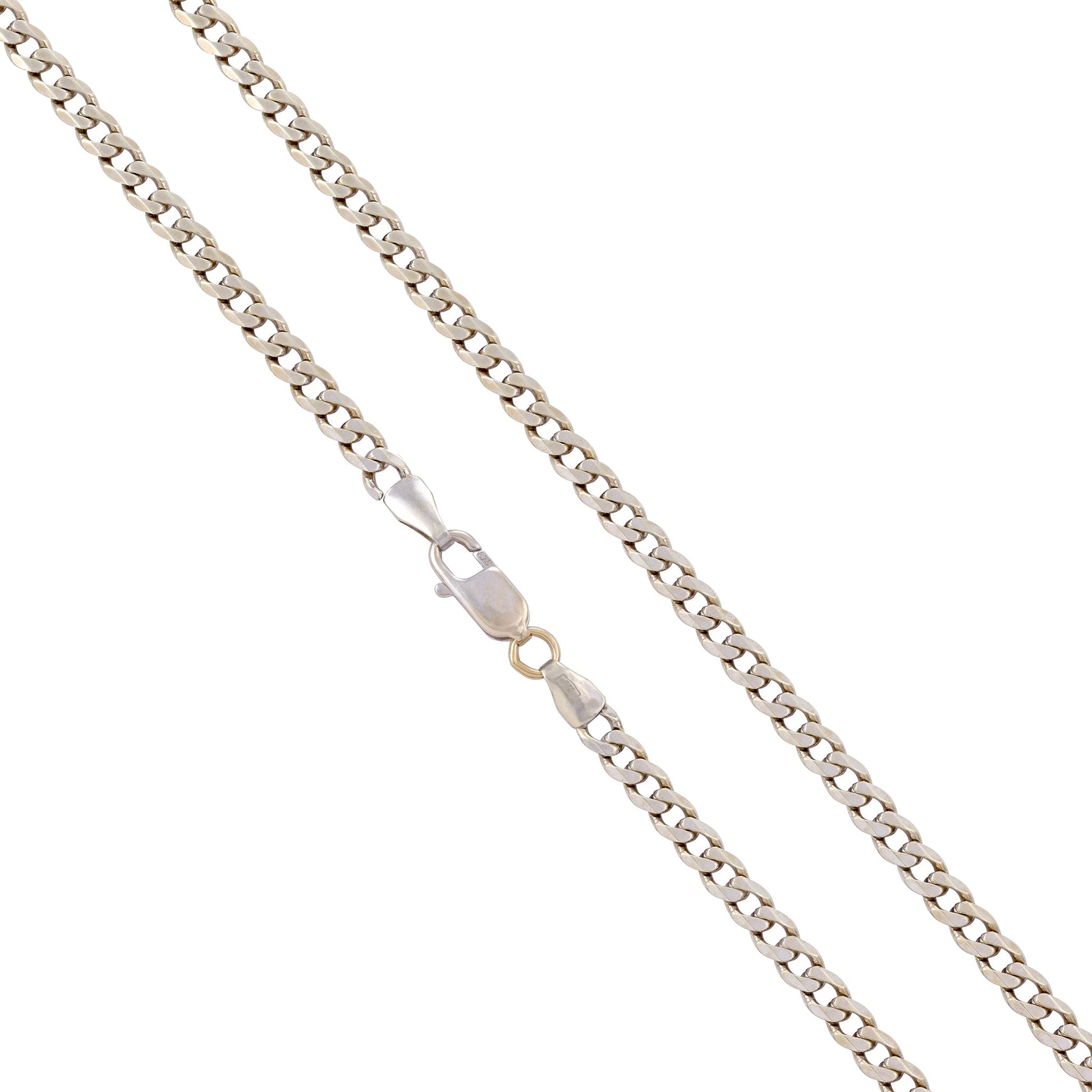 9ct white gold chain 02033062 - FJewellery