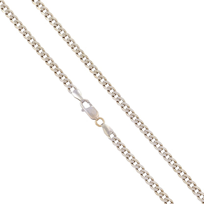 9ct white gold chain 02033062 - FJewellery