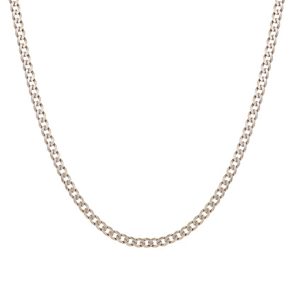 9ct white gold chain 02033062 - FJewellery